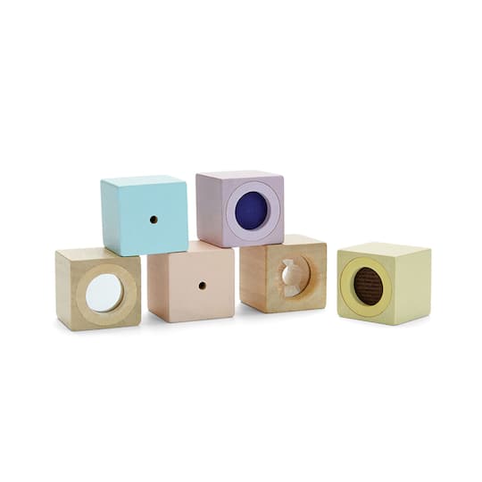 PlanToys Sensory Wooden Blocks Set